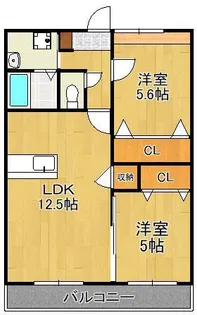 MDIプラデリビオ行橋駅前【3階】の間取り