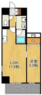 テゾーロ行橋【5階】の間取り