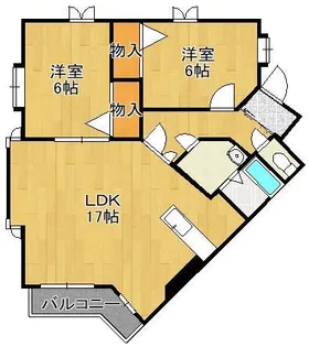 テイクファイブ【2階】の間取り