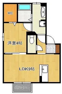 1LDKの間取り画像