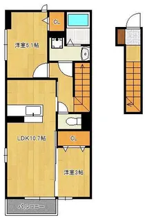 キララC【2階】の間取り