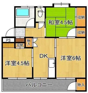COBOL kuzuhara【1階】の間取り