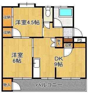 COBOL kuzuhara【2階】の間取り