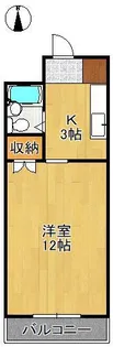リバーアベニュー行橋【3階】の間取り