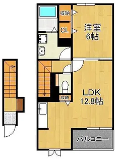 パストラルレーンD【2階】の間取り