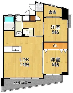 ラフィーネ葛原レスト【11階】の間取り