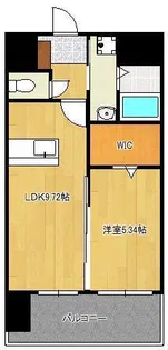 THE SQUARE Glory Residence【9階】の間取り