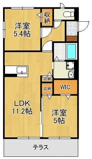 LEGENDハイム行橋【1階】の間取り