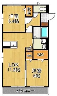 LEGENDハイム行橋【2階】の間取り