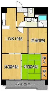 エムズコート沼本町【3階】の間取り