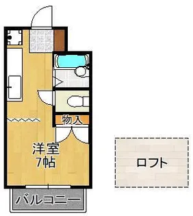 ルーム峰Ⅲ【1階】の間取り