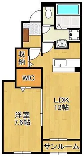 アクアプラ Ⅰ【1階】の間取り