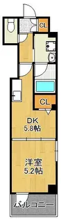 レニター小倉サンライズビュー【3階】の間取り