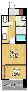 ギャラン中央【7階】の間取り