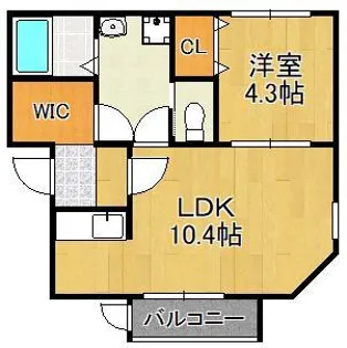 ilusion下曽根【1階】の間取り