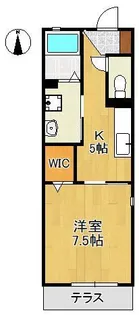 クラヴィエ西宮市【1階】の間取り
