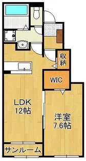 ロータス北泉2【1階】の間取り