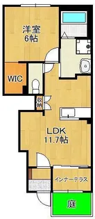 ソランジュ【1階】の間取り