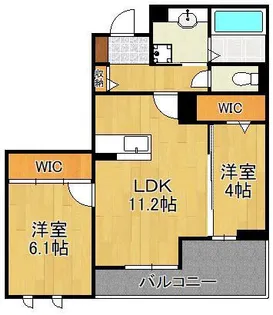 フース コーシェリ【3階】の間取り