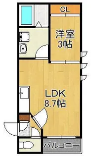 CONFORTIA安部山公園【1階】の間取り