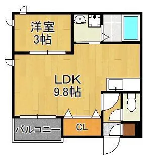 CONFORTIA安部山公園【2階】の間取り