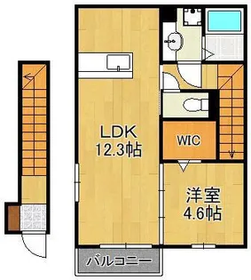 ラヴィベール【2階】の間取り