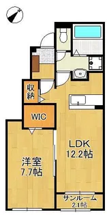 メゾン・ド・アン Ⅱ【1階】の間取り