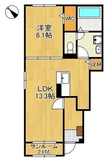 ハーベスト Ⅱ【1階】の間取り