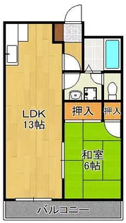 安部山公園センチュリー21弐番館 403号【4階】の間取り