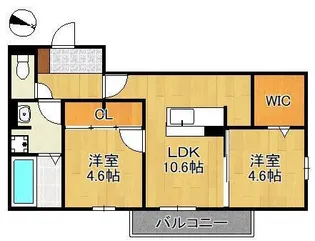 MITE行事 B棟【3階】の間取り