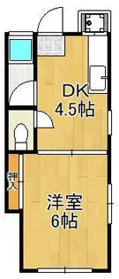 上田ハイツ【2階】の間取り