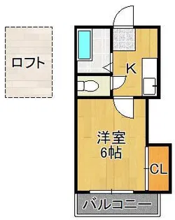 ONE FLAT ABEYAMA【2階】の間取り