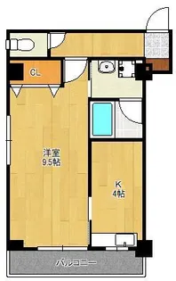 アルファKⅡ【4階】の間取り