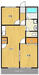 REXYZ城野【3階】の間取り
