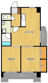 アルシュ北方【11階】の間取り