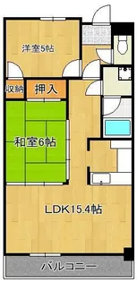 ビバリーぽーと【6階】の間取り