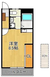 プレステージ・デル・守恒【3階】の間取り