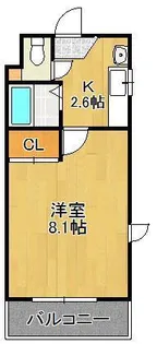 アルバコート【4階】の間取り