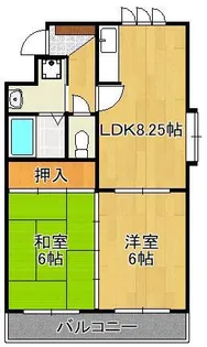リビヨン藤嶋【2階】の間取り