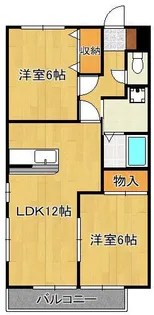 ジュネス守恒【1階】の間取り