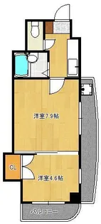 ロイヤルマキシム【9階】の間取り