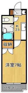 1Kの間取り画像