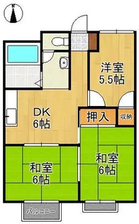 グランドハイツ幸福A棟【1階】の間取り