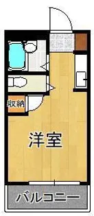 第2北九大前スカイマンション【9階】の間取り