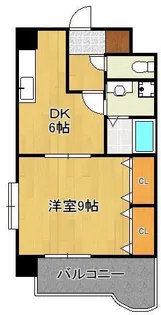 ベルガ北方【7階】の間取り