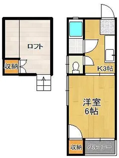 タウンハイツ守恒【1階】の間取り
