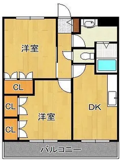 ルーラル・イン【1階】の間取り