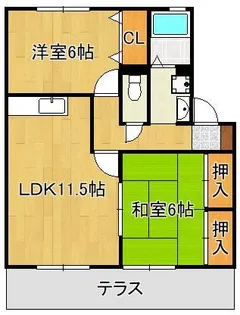 アムールⅠ【1階】の間取り