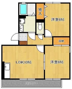 エトワール嵐山【2階】の間取り