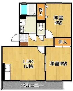 エトワール嵐山【1階】の間取り